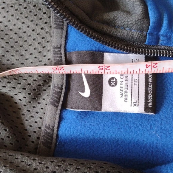 NIKE: Youth XL blue zip-up hoodie - Picture 8 of 8